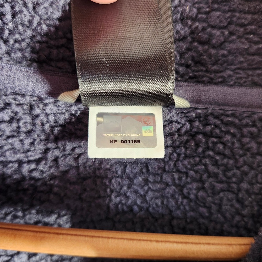 The North Face Womens XL Blue Sherpa Lined Full Zip Sweater Fleece Jacket Casual - Picture 14 of 16